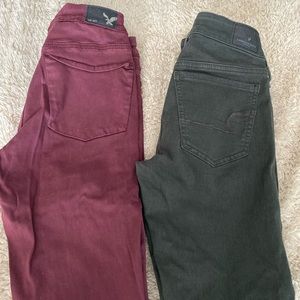 2 AE Jeans
